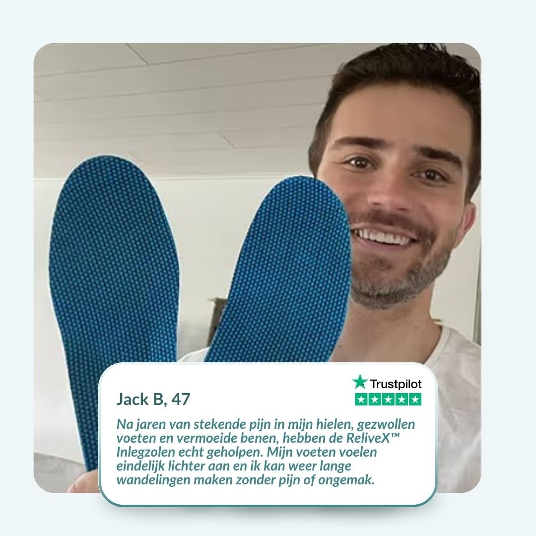 ReliveX™ Demping & Steun Inlegzolen - ReliveX