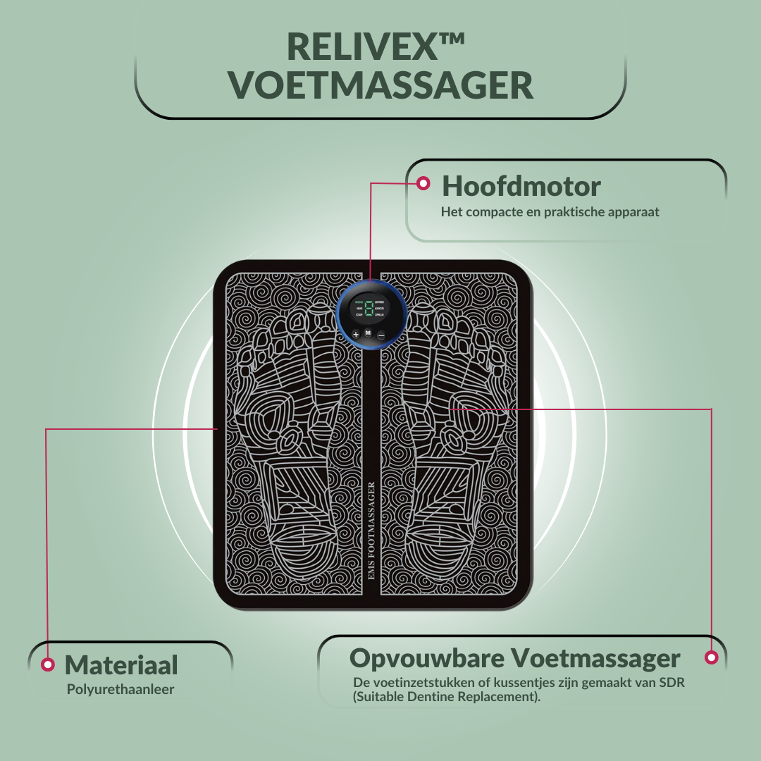 ReliveX™ Voetmassager