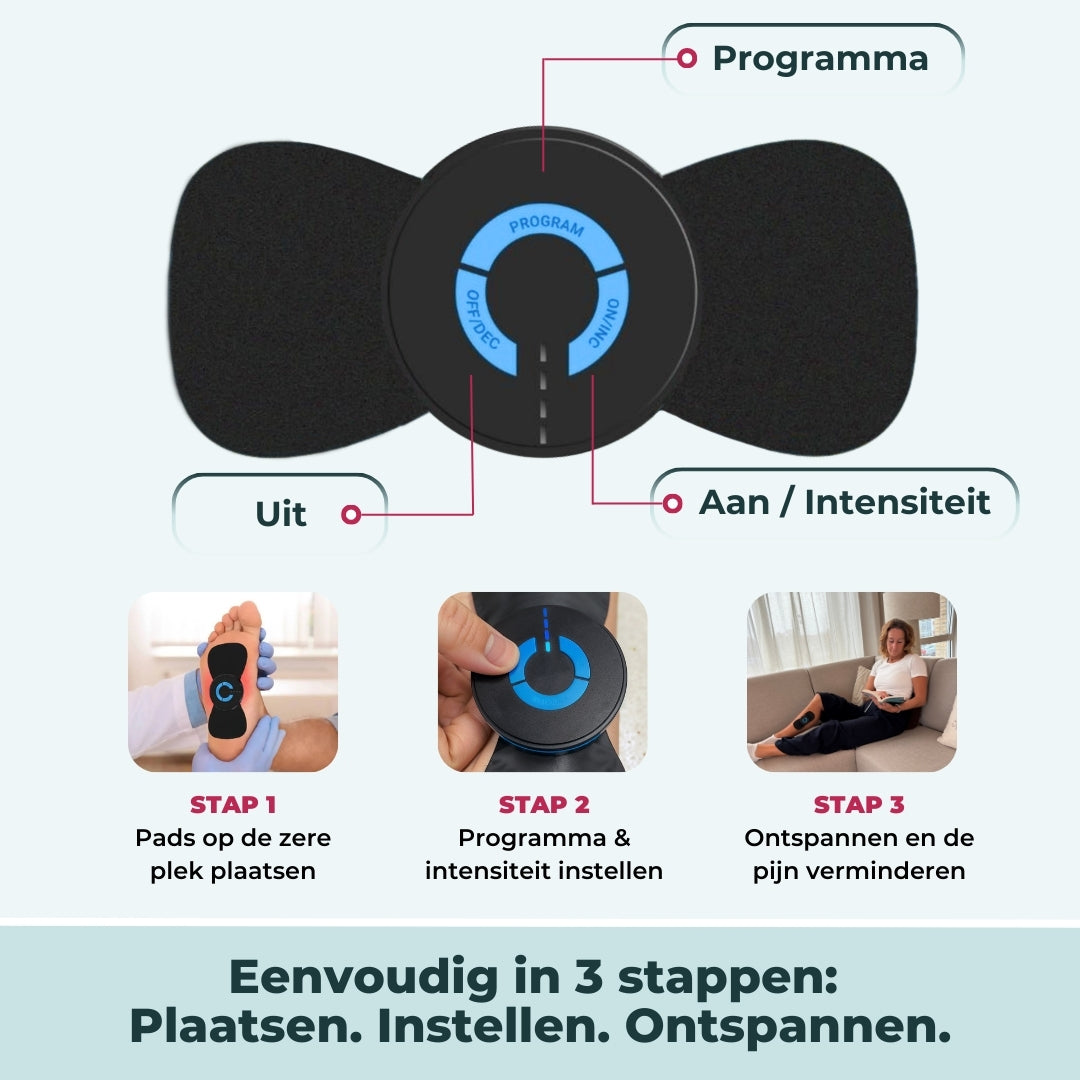 ReliveX™ Multifunctionele Massager  - Zware, onrustige of gezwollen benen?